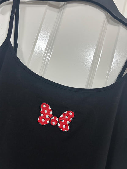 Minnie Mouse Inspired Bow Top