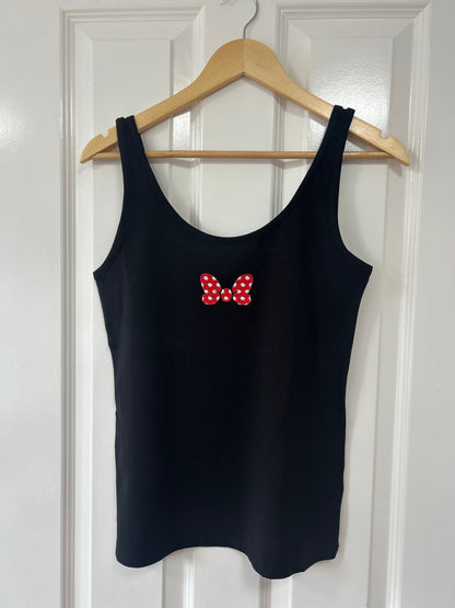 Minnie Mouse Inspired Bow top
