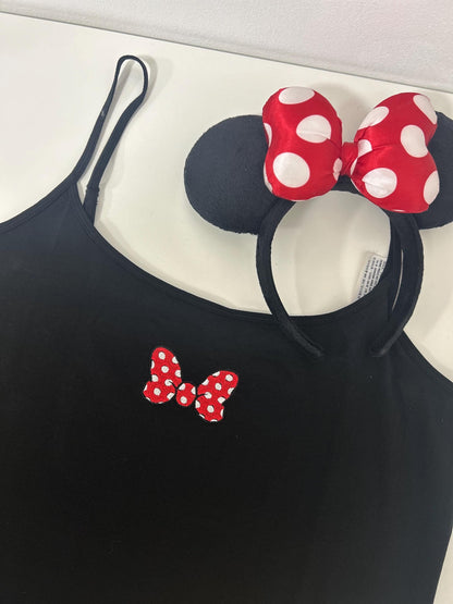 Minnie Mouse Inspired Bow Top
