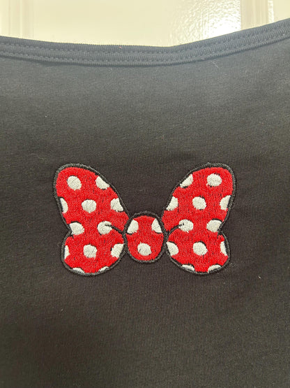 Minnie Mouse Inspired Bow Top