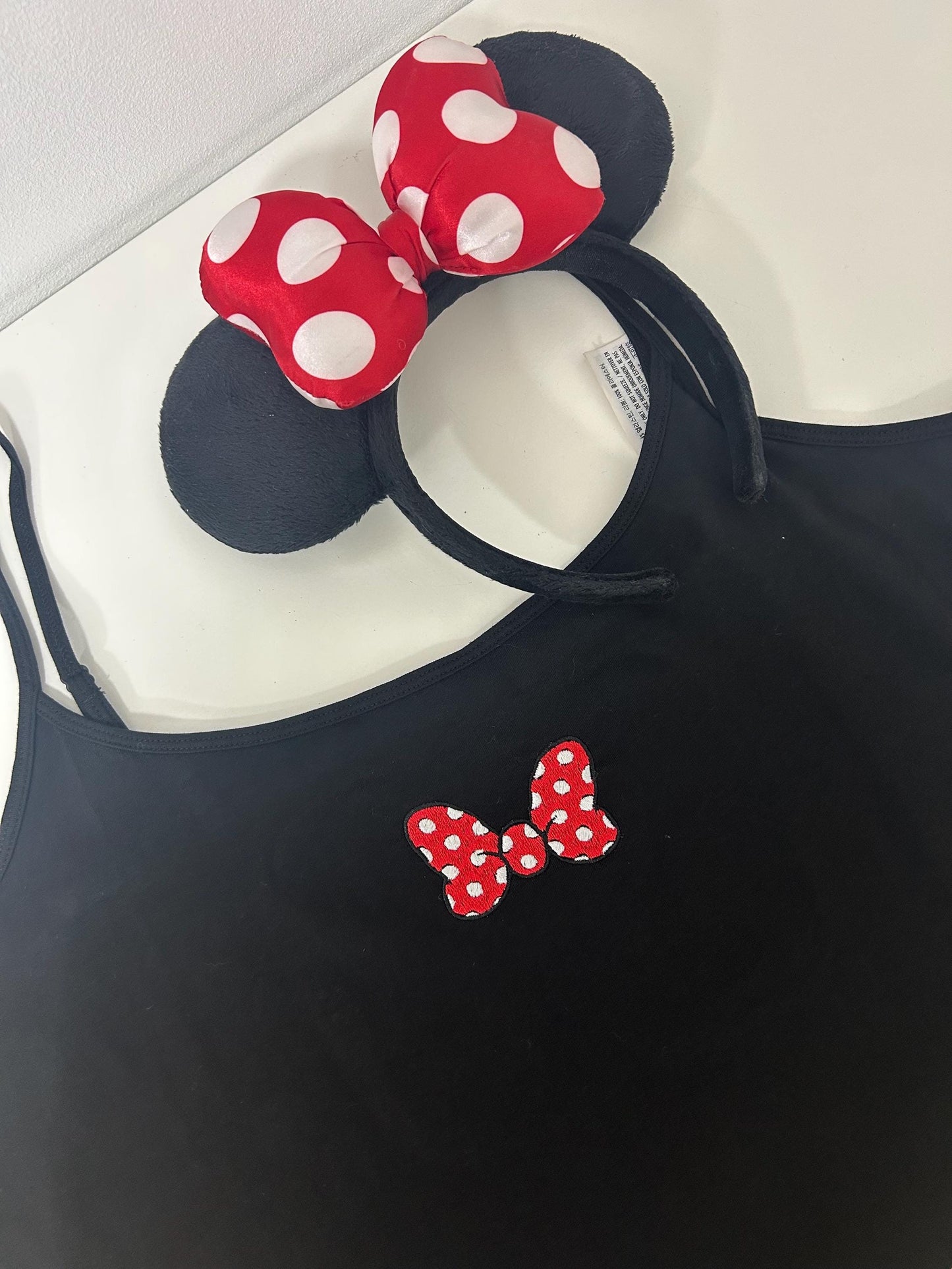 Minnie Mouse Inspired Bow Top