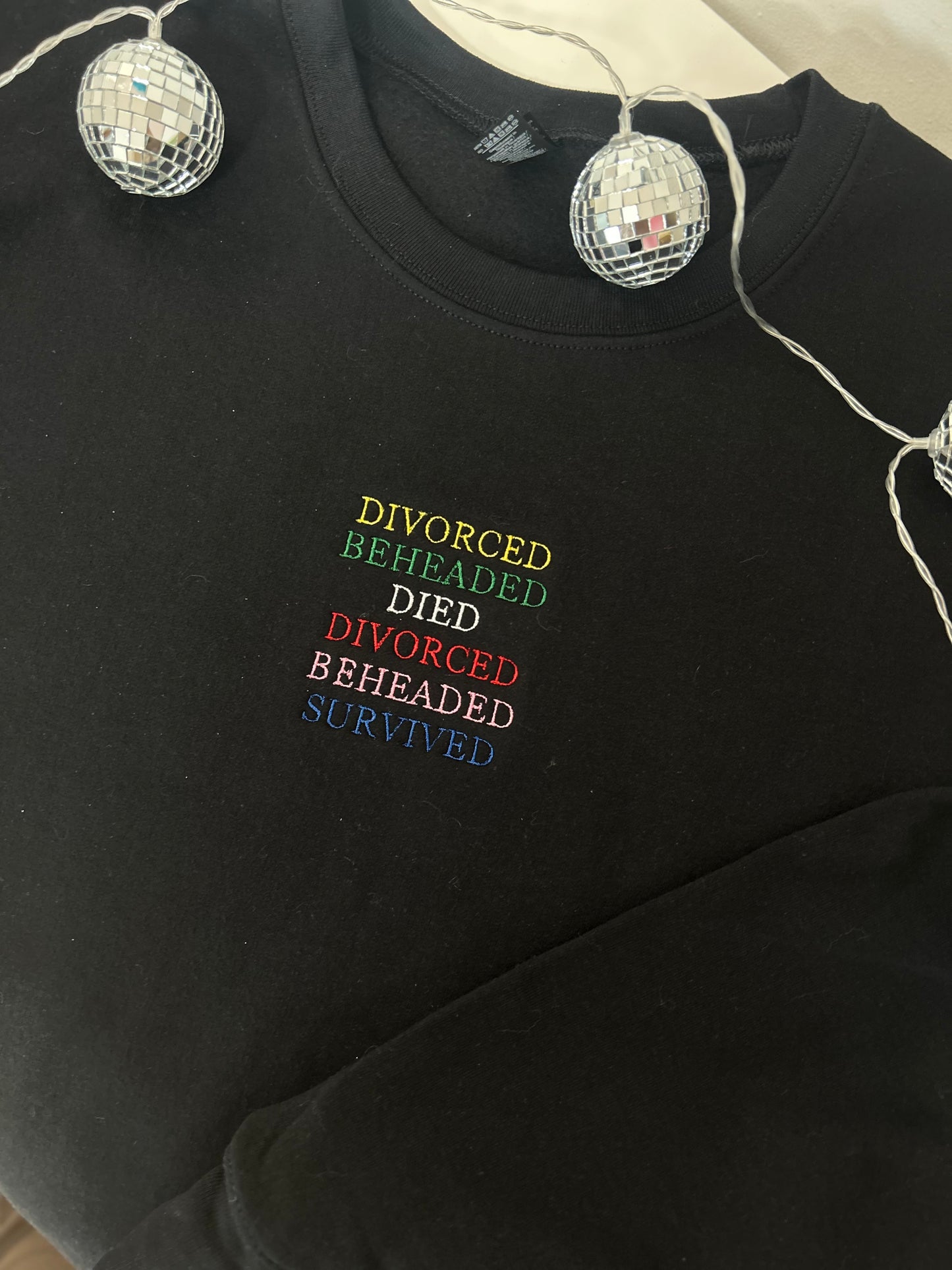 SIX Musical inspired Sweatshirt