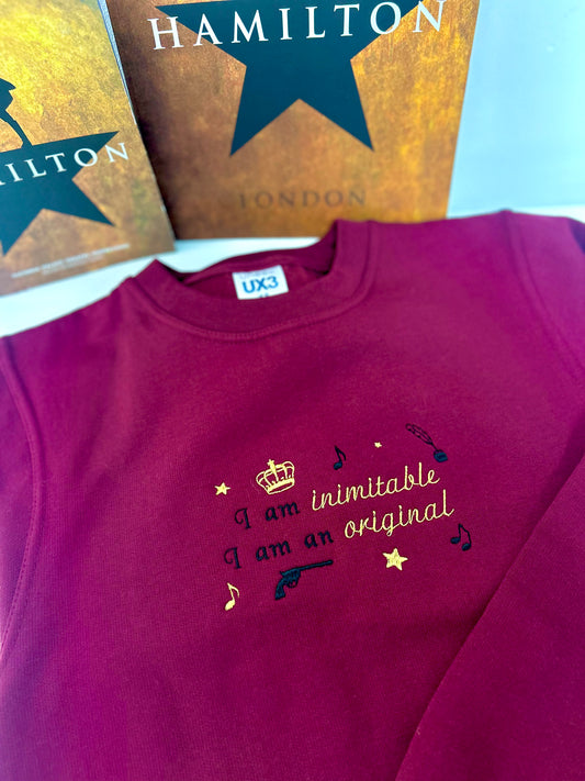 Hamilton Musical Inspired Sweatshirt