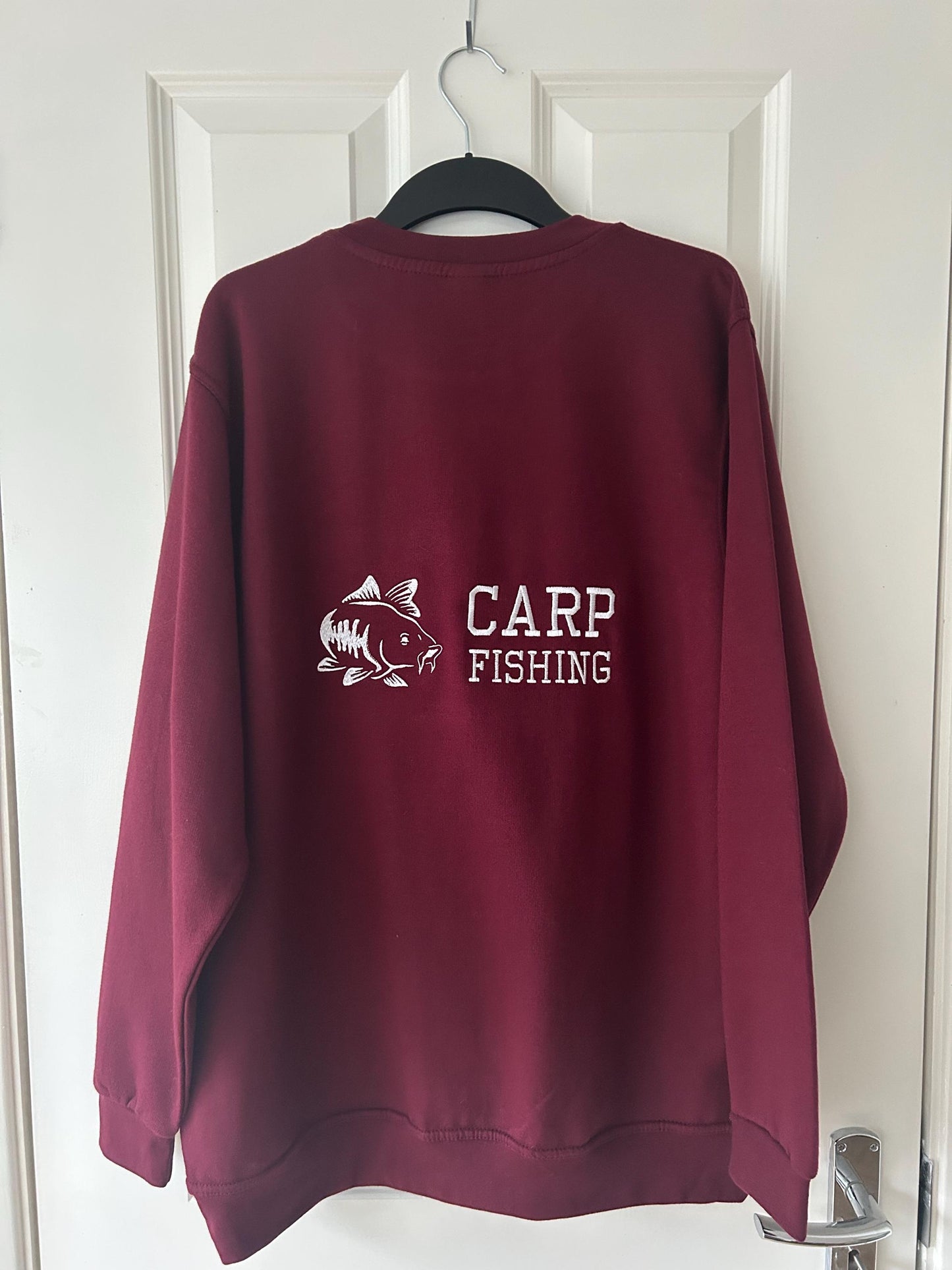 Carp Fishing embroidered hoodie/sweatshirt