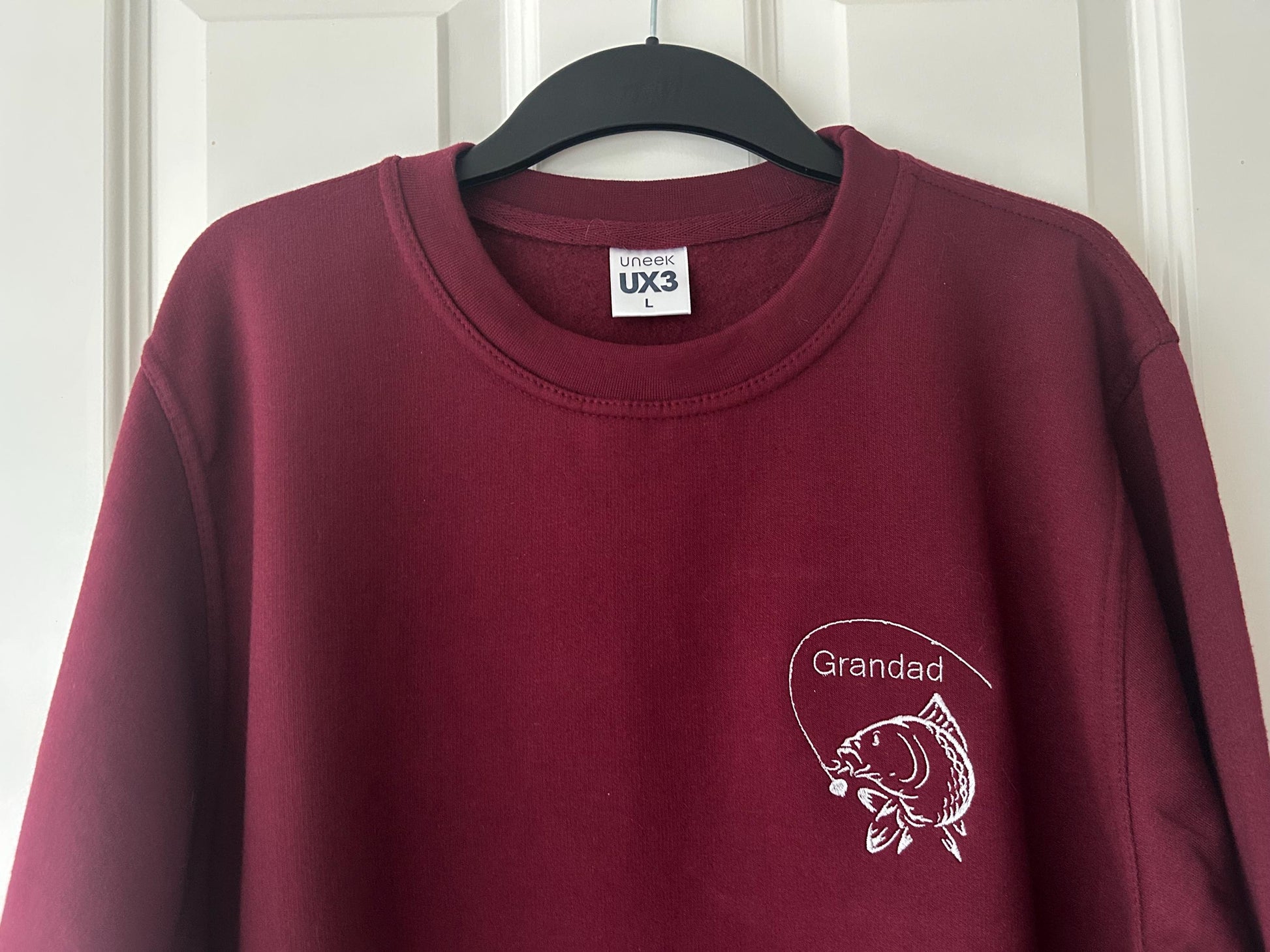 Carp Fishing embroidered hoodie/sweatshirt