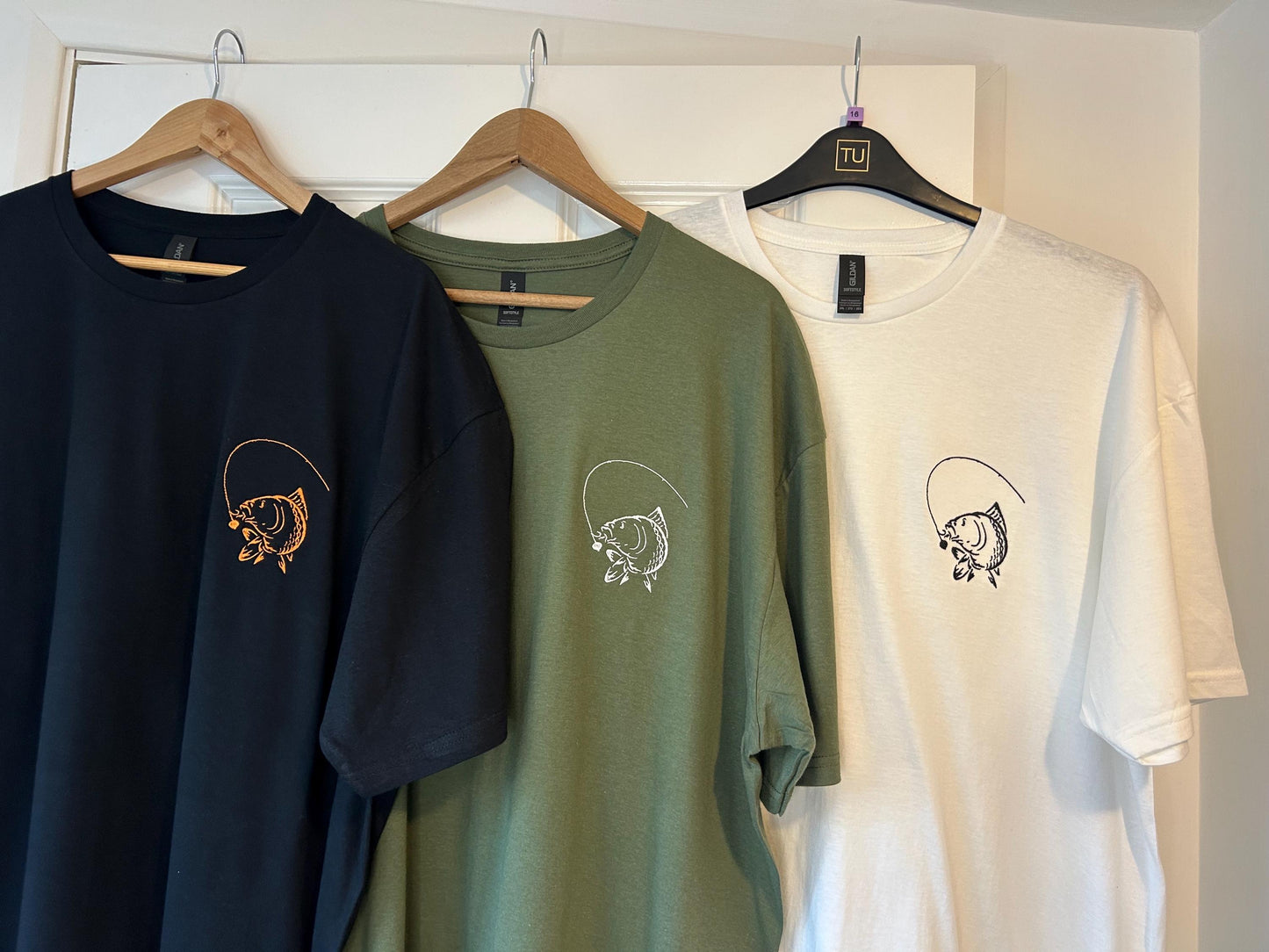 Carp Fishing embroidered T-shirt