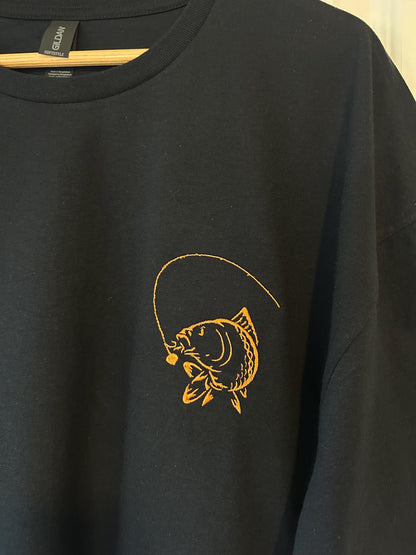 Carp Fishing embroidered T-shirt
