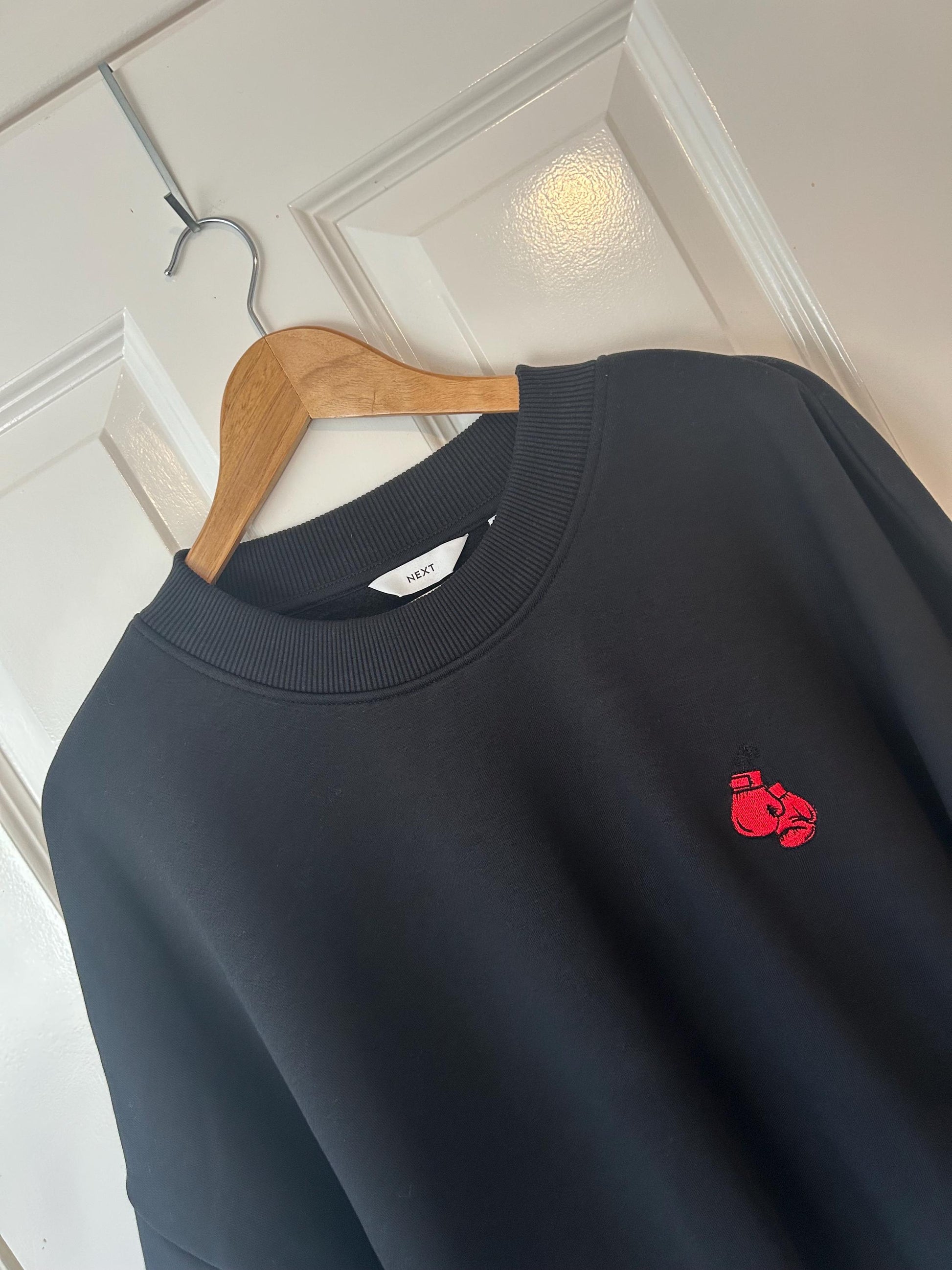 Boxing Gloves embroidered sweatshirt