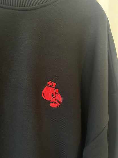 Boxing Gloves embroidered sweatshirt