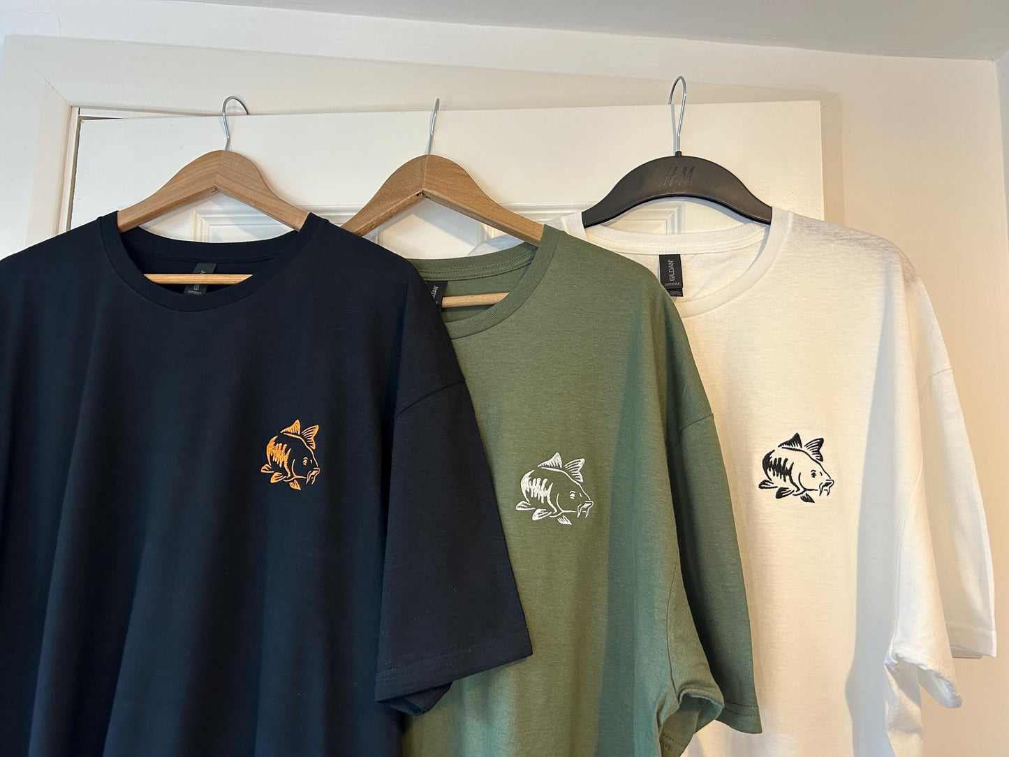 Carp Fishing embroidered T-shirt