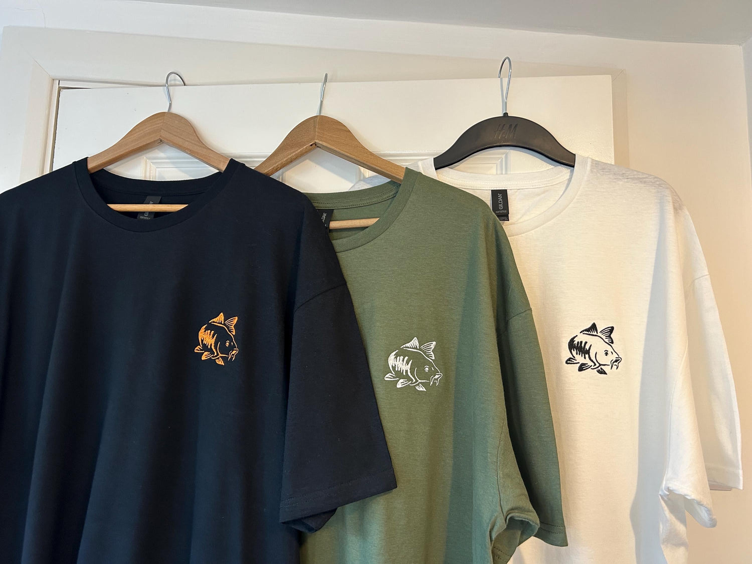 Carp Fishing embroidered T-shirt