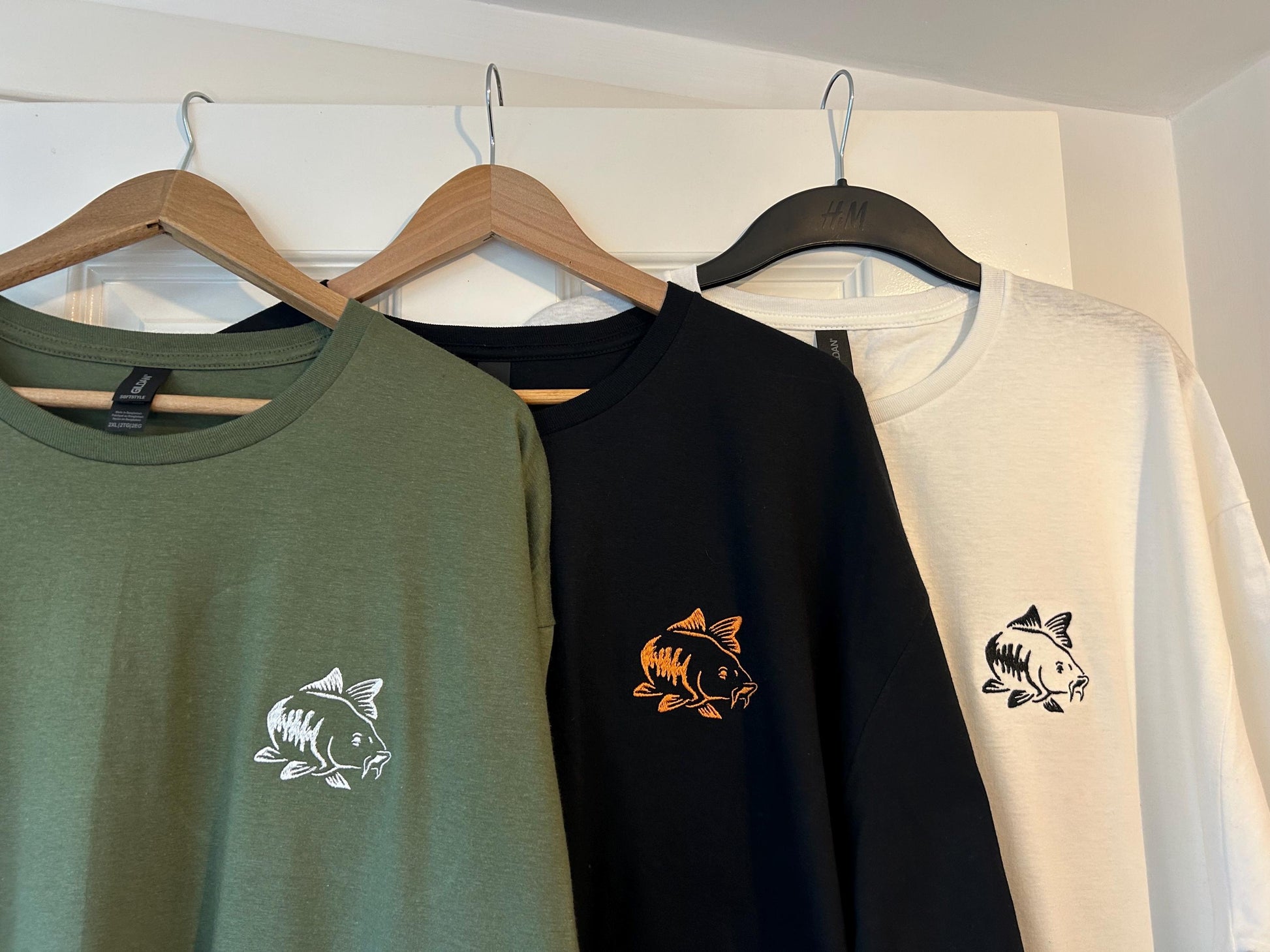 Carp Fishing embroidered T-shirt