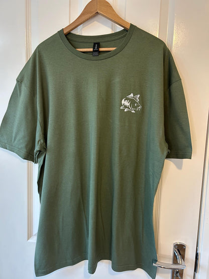 Carp Fishing embroidered T-shirt