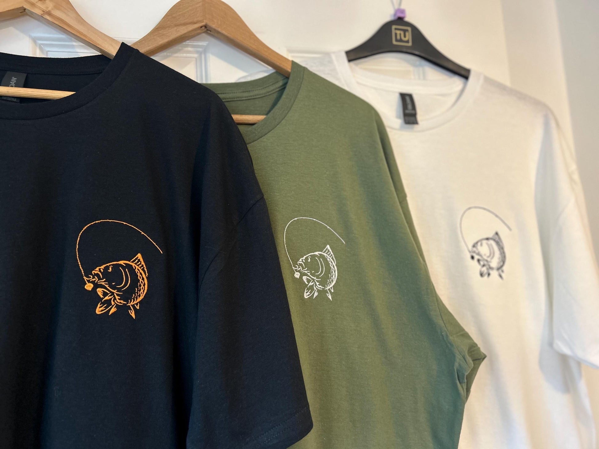 Carp Fishing embroidered T-shirt