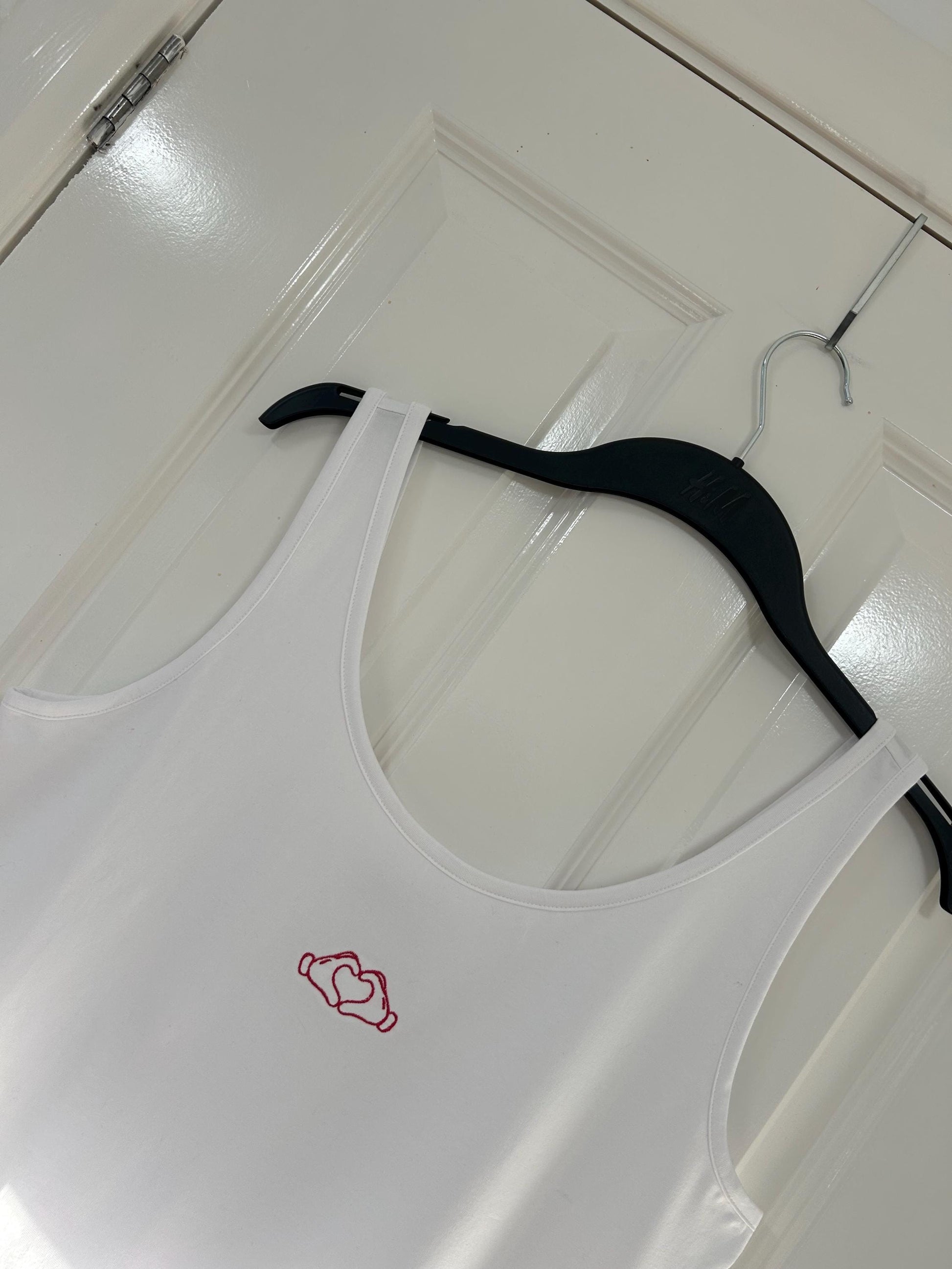 Mickey Mouse heart hands embroidered baby tee /T-shirt