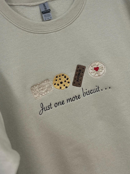 Biscuit lover embroidered sweatshirt