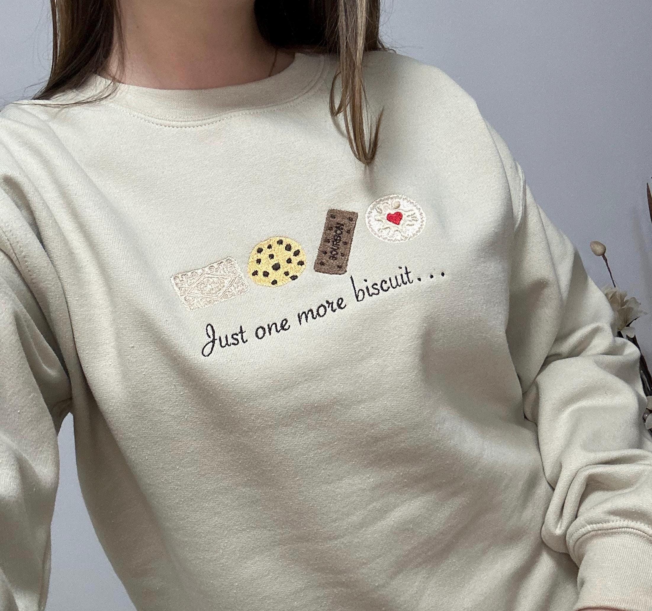 Biscuit lover embroidered sweatshirt