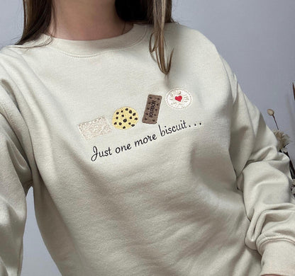 Biscuit lover embroidered sweatshirt