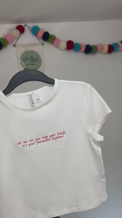 Custom Lyrics Tee