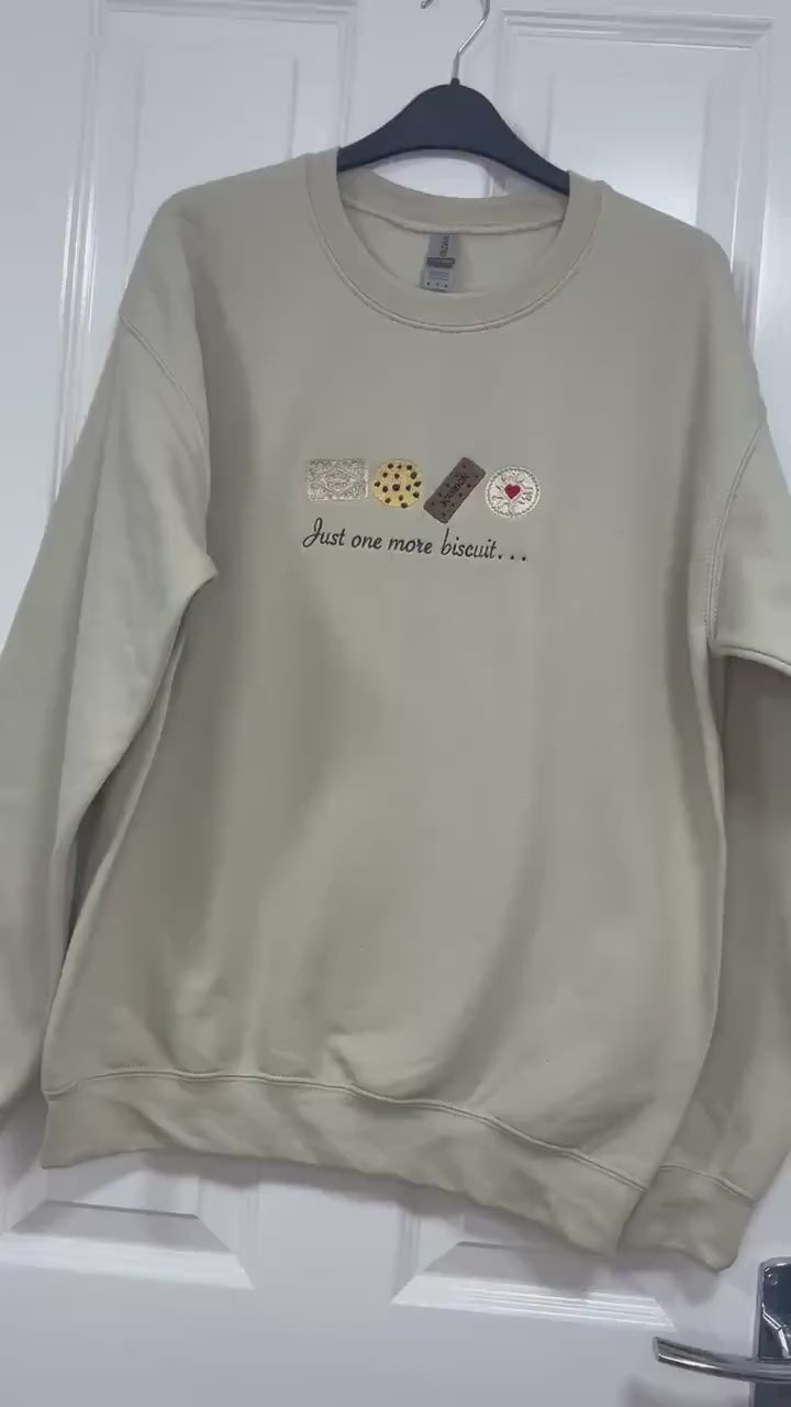 Biscuit lover embroidered sweatshirt